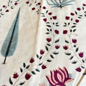 Flat Bedsheet Dye Handblock Double