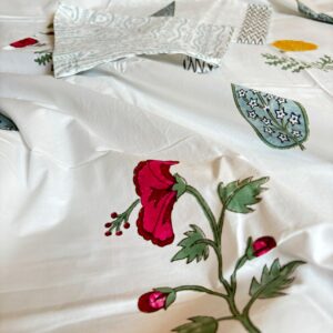 Gurhal Flat Bedsheet Dye Handblock Double
